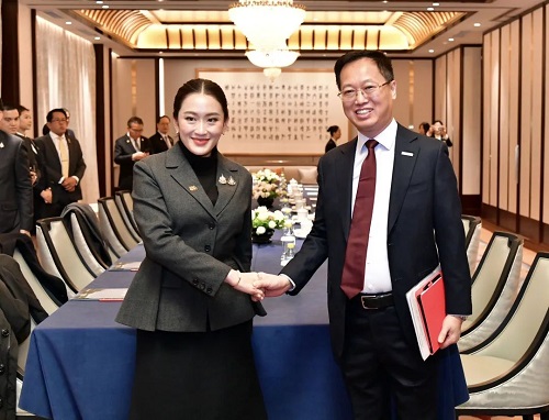 泰國總理佩通坦會見海信集團(tuán)董事長